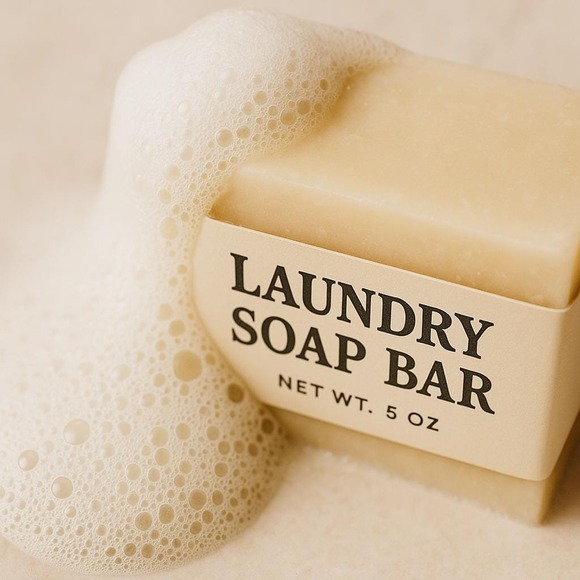 PH DESIGN ORGANICS Laundry Soap Bar Old Fashioned Zero Waste Powerful Clean 5 oz - Picture 9 of 9